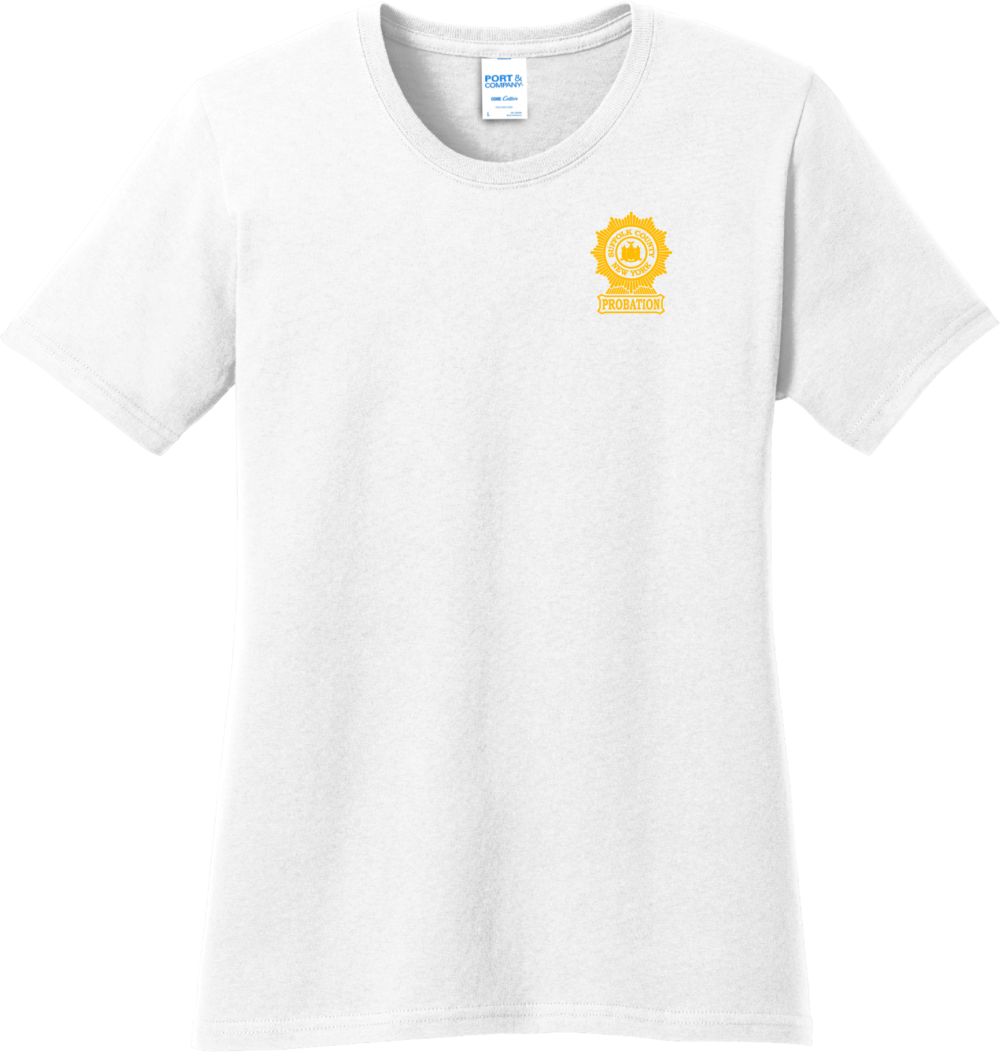 Suffolk County Probation Port & Company® Women's Core Cotton Tee - Image 3