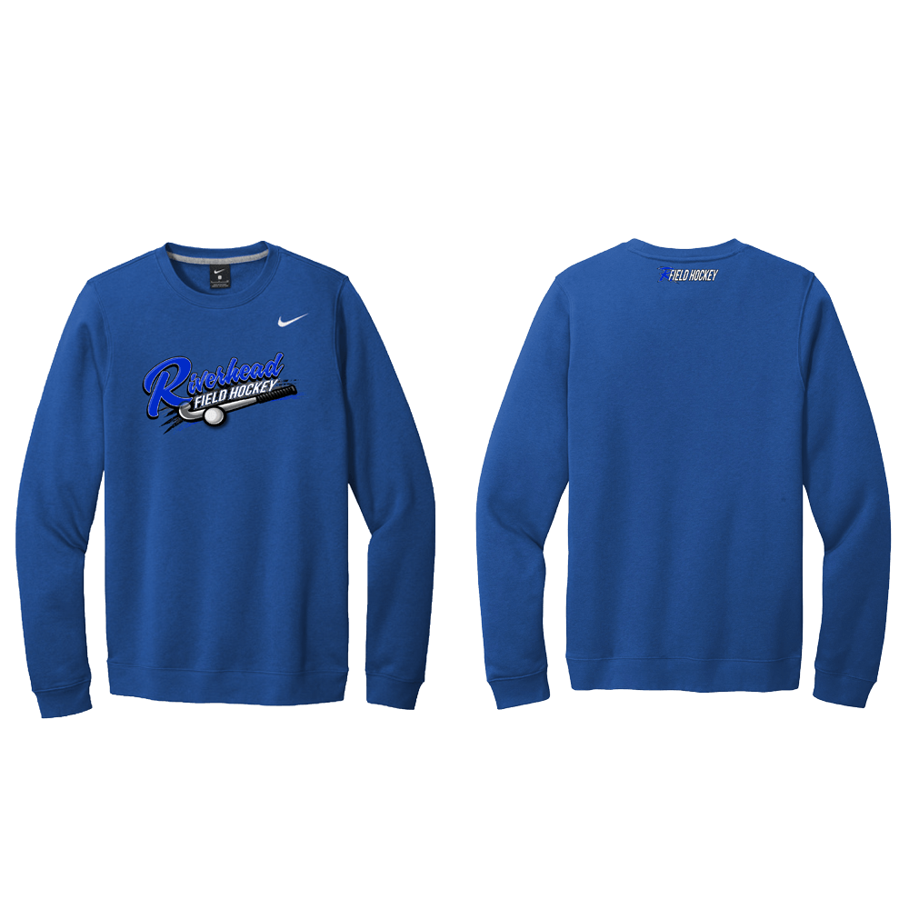 Riverhead Field Hockey Nike Club Fleece Crew