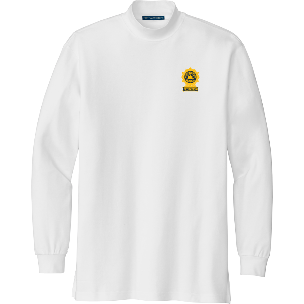 Suffolk County Probation Port Authority Interlock Knit Mock Turtleneck