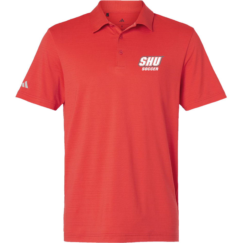 SHU Soccer Adidas Men's Textured Stripe Polo